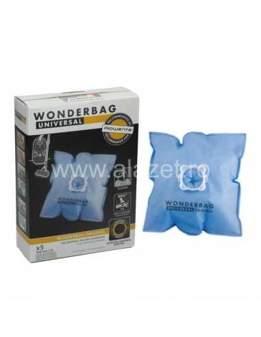 Set 5 saci microfibra Wonderbag pentru aspirator Rowenta
