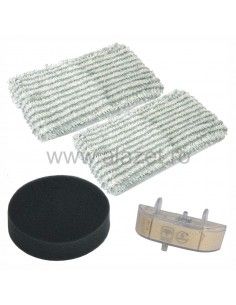 Kit filtre Rowenta ZR005801, 1 filtru spuma, 2 mopuri microfibra, 1 cartus anticalcar - 1