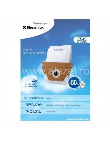 Set 4 saci microfibra Electrolux ES49 + microfiltru + filtru motor - 1